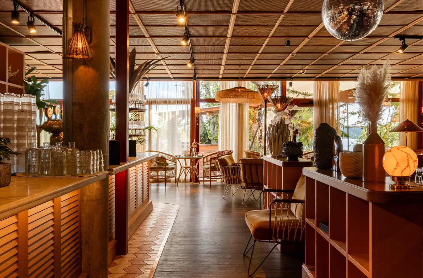 Cocktails and drinks at Coco Bar at Ellery Beach House near Stockholm