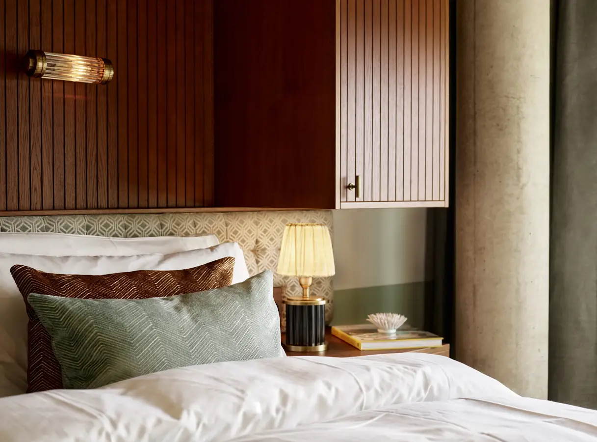 Hotellrum på Ellery Beach House Detaljer från hotellrum på Ellery Beach House på Lidingö nära Stockholm