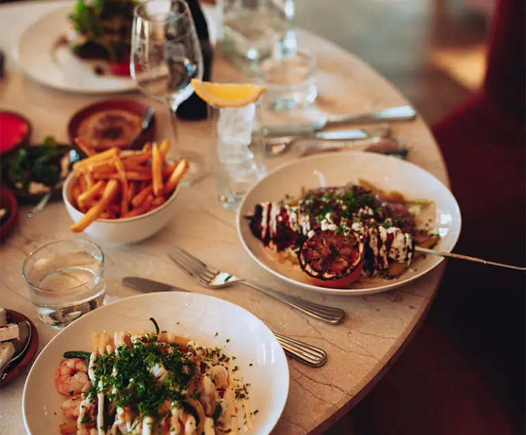 Lunch på Coco Restaurant på Ellery Beach House i Stockholm