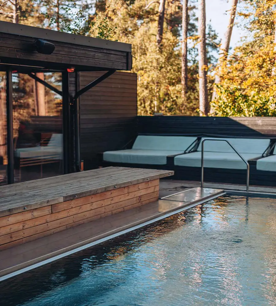 Outdoor pool at Coco Beach Club at Ellery Beach House