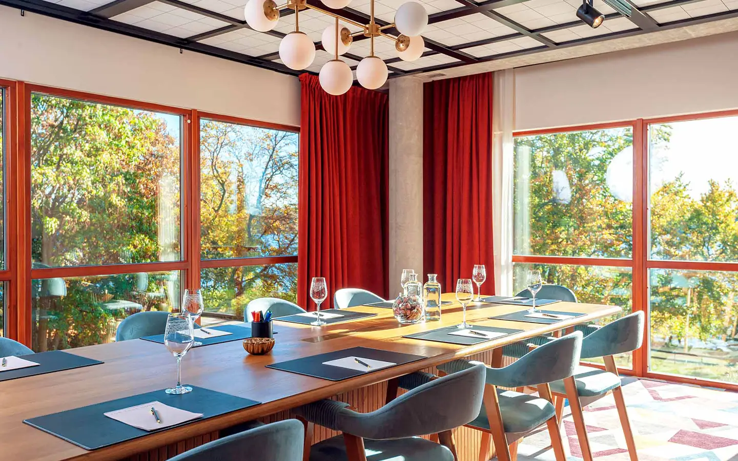 Konferensrummet South på Ellery Beach House på Lidingö nära Stockholm